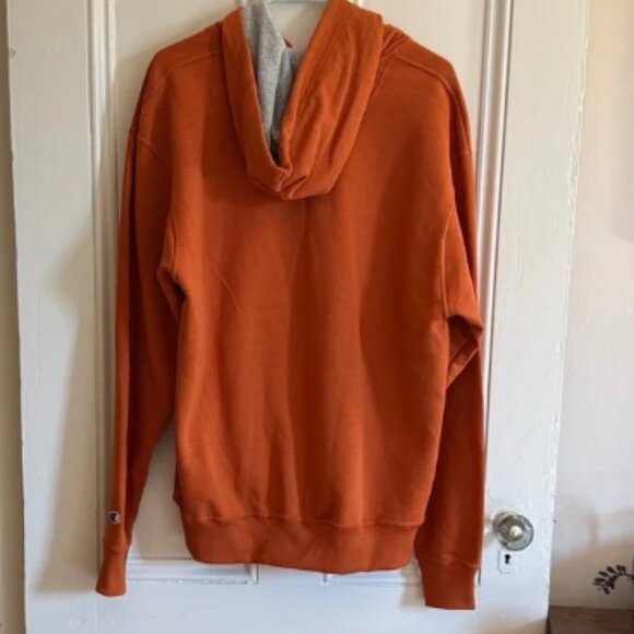 Champion Men's Rust Orange Hoodie - Picture 3 of 4